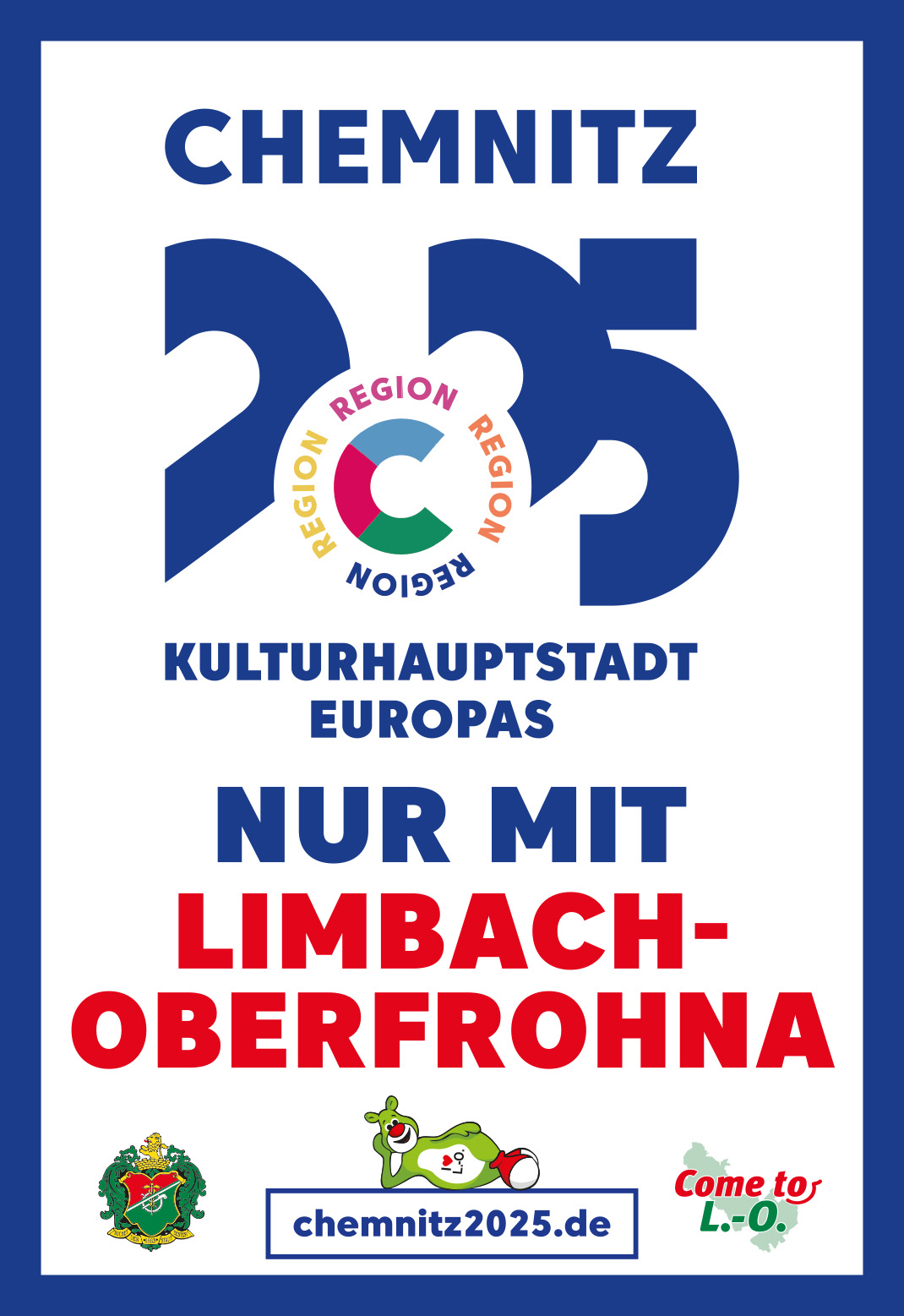 Logo Kulturhauptstadt 2025 und Region (Typografie)