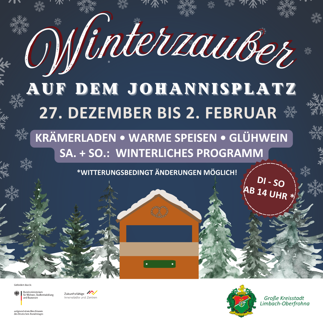 Winterzauber auf dem Johannisplatz