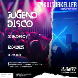 plakat jugenddisco neu