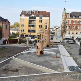 Spielplatz auf dem Johannisplatz in Limbach-Oberfrohna © Stadtverwaltung Limbach-Oberfrohna