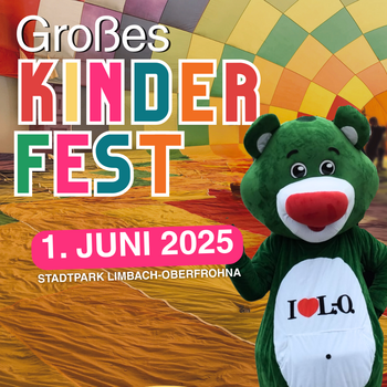 Der Stadtpark wird wieder zur bunten Spielwiese – denn wir feiern Kindertag! © Stadt Limbach-Oberfrohna