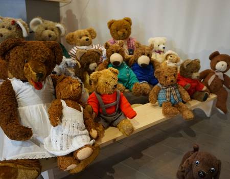 Knopfaugen und Stupsnase - Teddybären von BärbelStraube